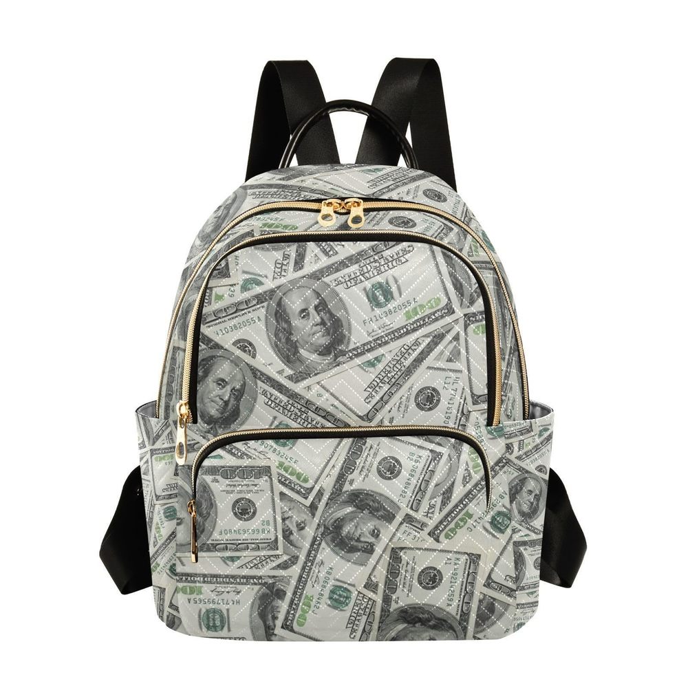 Money Print Mini Backpack Fashion Backpack Purse for Women,Handbag Shoulder🐣
